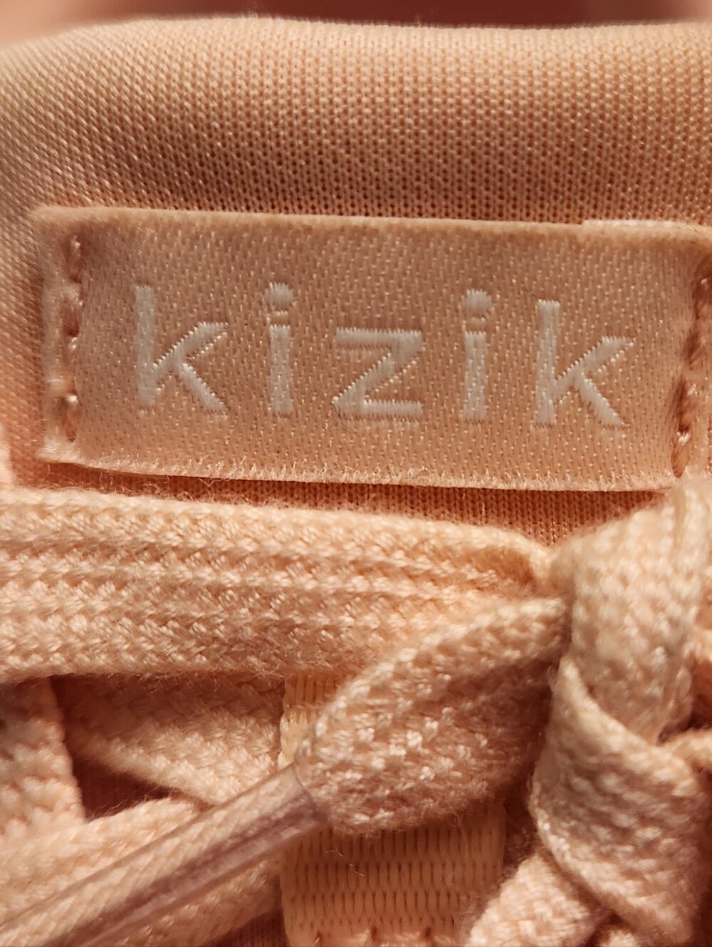 Kizik Women’s Knit Lace-Up Sneakers in Peach Size 8 Easy Step In Shoe - Picture 5 of 7